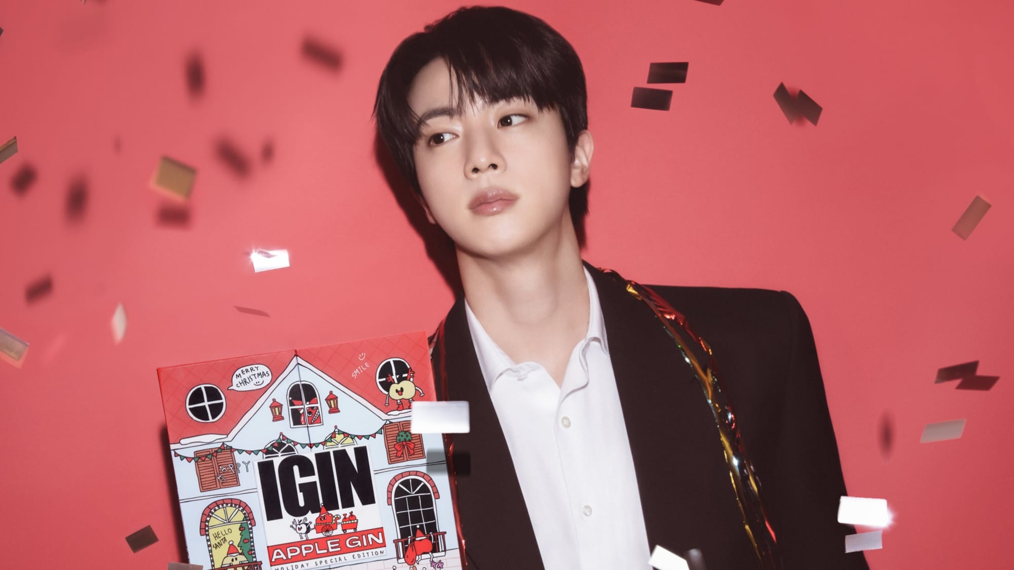 BTS’ Jin Fronts IGIN Apple Gin Holiday Edition Launch
