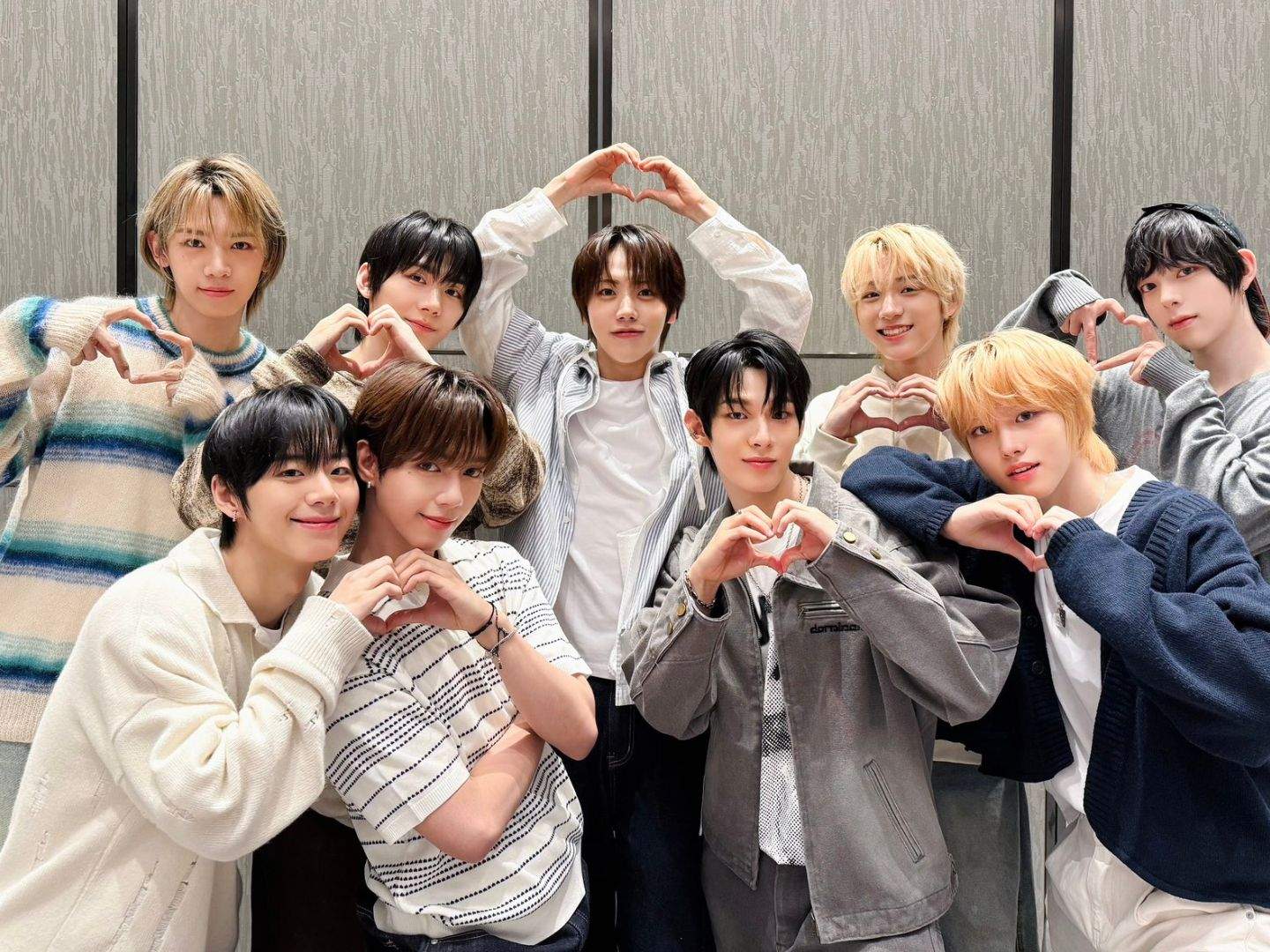 AHOF Reunites as OT9 in High School–Themed Season’s Greetings Video